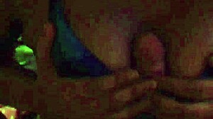 Bikini tittyfuck leads to pretty ebony facial