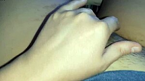 mmm watch this milf rub her big swollen hairy clit till juicy orgasm cums