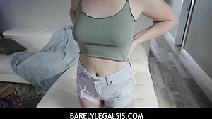 so this homeschooled 18yo eliza eves finally meets a real cock n goes wild on it