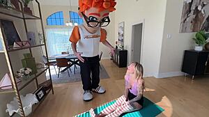 KATHRYN MAE TURNS YOGA INTO WILD PORN PLEASURE WITH MONSTER COCK RIDE!