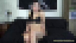 Swallow every drop of your hot cum now!