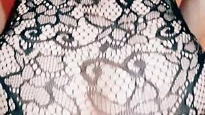 Skinny mature wife in stockings gets her tight pussy and ass pounded homemade pov