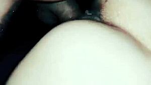 Skinny mature wife in stockings gets her tight pussy and ass pounded homemade pov