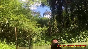 I turned that african mid year festival into crazy sex in the village stream fucking this hot maiden with my huge bbc