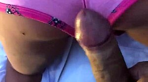 Blonde amateur masturbates with sex toys in parents' bathroom