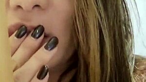 caught my step cousin showering now watch me fuck her big clit pussy hardcore