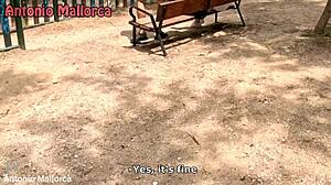 ever wonder how a 9 months pregnant milf gets picked up in public for rough outdoor fucking?