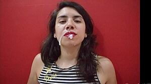 hot cum facials dripping on pretty faces compilation