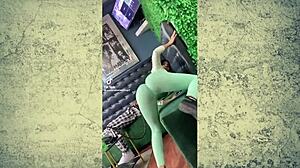 Her massive ass twerks wildly during intense raw sex exploding with pure lust