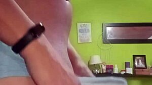 her fingers tease pussy to explosive cumshot climax