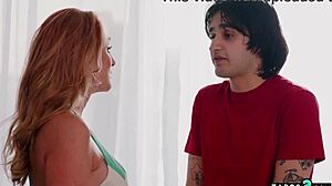 Mature Stepmom Wendy Raine Deepthroats Stepsons Craving Cock With Big Tits