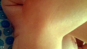 waking up to discover thick creampie leaking from chubby mature bbw fat pussy after wild night