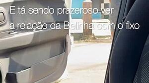 Belinha's wild morning adventure getting double teamed by two huge cocks preview