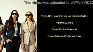 ever wonder how the last college girl diana de la franja parties at the emo nightclub bar?