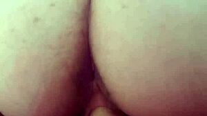 pregnant and so horny i'm riding my toy while rubbing my swollen tits