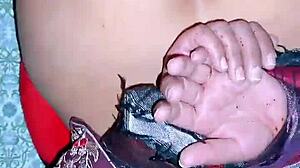 Big Ass Desi Wife Spreads for Outdoor Buttplug