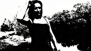 sweet cute brunette teases her shaved pussy and small tits in outdoor lingerie shower