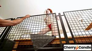 my boss cherry-candle begs me not to leave instead stay home and fuck her senseless