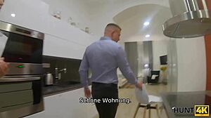 hunt4k teen, in strict suit and sexy lingerie showing off sexual skills for cash with old european watching cuckold couple?