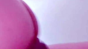 Hot Babe's Wet Morning Ride On Shaved Monster Cock