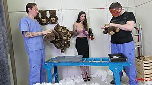 Throat Fucked Sub Succumbs To Bound Dom's Rough Anal And Ass-To-Mouth Cock