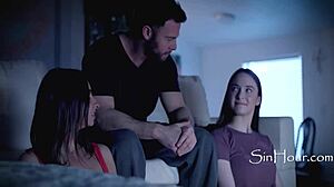 Stepdad Ravages Corrupted Friend Squad In Wild Fuck Frenzy