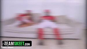 Joey's Massive Cock Overwhelms Tiny Waist