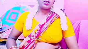 indian grandfather pounds step granddaughter's tight pussy in saree with dirty telugu talk