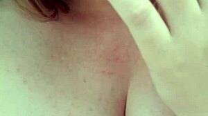 pregnant and so horny i'm riding my toy while rubbing my swollen tits