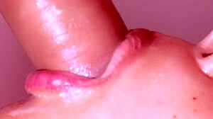 japanese babe's pov blowjob ends with hot cum in mouth