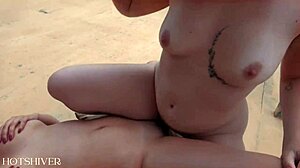 subtle 4some tease with two busty redheads and hot blonde