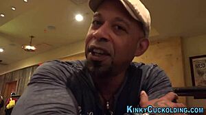 Domina Forces Cuckold to Watch Monster Cock Cum Explosion!