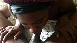 She kept sucking his throbbing cock as he came hard