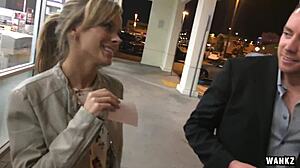 Beautiful Blonde Milf Pristine Edge Squirts Hard Cheating on Hubby with Cumshot