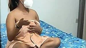 i secretly film stepsister undressing then catch her fingering wet latina curves