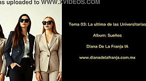 ever wonder how the last college girl diana de la franja parties at the emo nightclub bar?