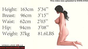 silicone american beauty fuck doll takes deep pounding