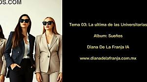 ever wonder how the last college girl diana de la franja parties at the emo nightclub bar?