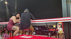 i flash my brazilian wife outdoors then watch her get filled by stranger