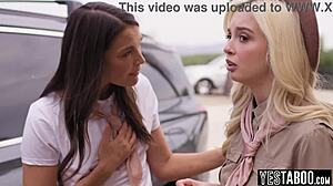 petite girl scout teen gets anal threesome pound from milf leader and big cocked stud.