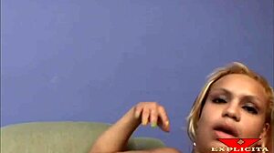 hot blonde bombshell gives sloppy blowjob then takes huge cock deep in her tight ass from club guy lucas crazy