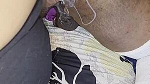 ebony wife dominates husband with anal toys and humiliation