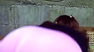 damn that big ass granny's panties marking her curves got me 😍🍑