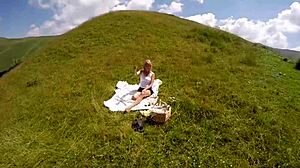 during crazy holidays we fuck outdoors by mountains she takes it deep doggystyle with pissing action uncensored episode 3