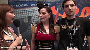 our big tit asian teen show at ae expo was insane