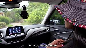 the new driver turned me on so we fucked rough in his car part 1 with camila henao