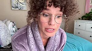 curly curvy stepmom wants anal sex. begs rough creampie in fat ass pov