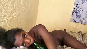 A shy voyeur discovers her tight juicy pink pussy lips up close