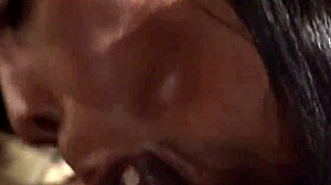 what makes this sexy ebony babe's wet pussy crave that rough monster cock action?