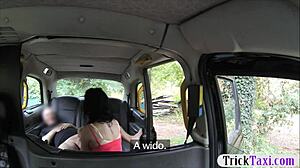 public driver rams pierced clit pussy deep outdoors on shaved babe